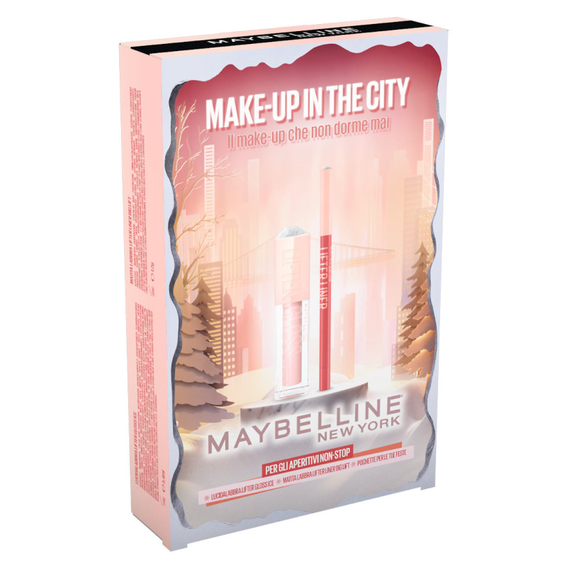 Maybelline New York Make Up in The City Lucidalabbra Matita e Pochette Maybelline New York Make Up in The City Lucidalabbra Matita e Pochette