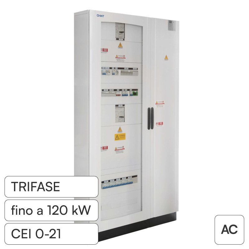 Chint Quadro Elettrico di Parallelo AC Trifase Fino a 120kW CEI 0-21 Chint Quadro Elettrico di Parallelo AC Trifase Fino a 120kW CEI 0-21