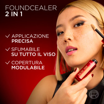 L'Oréal Paris Skin Ink Fondotinta Correttore Semipermanente Colore 300