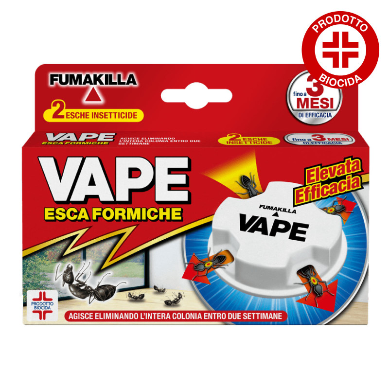 Esca Formiche Biocida per Colonie di Formiche 2pz Vape