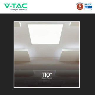 Pannello LED Quadrato 36W SMD CREE con Driver LiFud V-Tac Pro