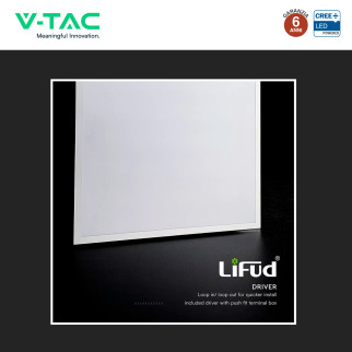 Pannello LED Quadrato 36W SMD CREE con Driver LiFud V-Tac Pro