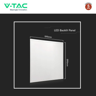 V-Tac VT-6235 Pannello LED Quadrato 36W IP65 da Incasso