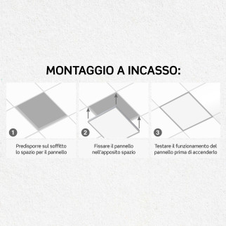 V-Tac VT-6235 Pannello LED Quadrato 36W IP65 da Incasso