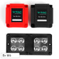 V-Tac VT-AOA1533-400ABR Bus Bar Scatola di Giunzione per Batterie Bassa Tensione 48V con 8 Bulloni M6 Massimo 400A - SKU 24171