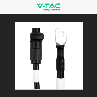 Cavo di Potenza Negativo Colore Nero 2m per Accumulatori