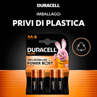 Duracell Plus MN1500 LR6 Stilo AA Mignon 1,5V Pile Alcaline Duracell Plus MN1500 LR6 Stilo AA Mignon 1,5V Pile Alcaline