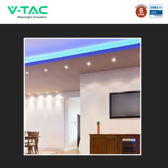 Faretto LED GU10 7,5W PAR16 SMD Chip CREE V-Tac