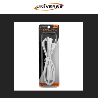 Cavo di Alimentazione con Interruttore 1,8 metri per Tubi T5 Universo