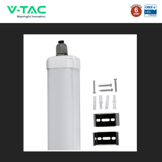 Plafoniera Tubo LED Linkabile 18W 60cm SMD CREE IP65 Plafoniera Tubo LED Linkabile 18W 60cm SMD CREE IP65