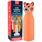 CapsHero Borraccia Termica per Bambini Acciaio Inox 18/8 Senza BPA 520ml Antiodore Caldo 12h Freddo 24h Fantasia Tigre Tiger Teo