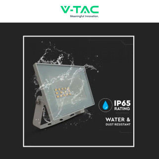 Faro LED 10W SMD IP65 Colore Bianco V-Tac VT-44012 Faro LED 10W SMD IP65 Colore Bianco V-Tac VT-44012