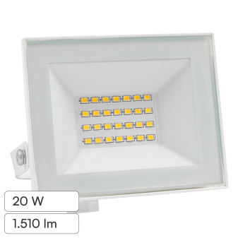 Faro LED 20W SMD IP65 Colore Bianco V-Tac VT-44022