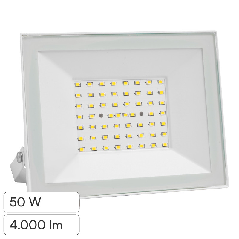Faro LED 50W SMD IP65 Colore Bianco V-Tac VT-44054 Faro LED 50W SMD IP65 Colore Bianco V-Tac VT-44054