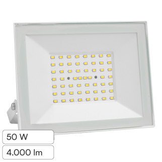 Faro LED 50W SMD IP65 Colore Bianco V-Tac VT-44054 Faro LED 50W SMD IP65 Colore Bianco V-Tac VT-44054