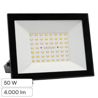 Faro LED 50W SMD IP65 Colore Nero V-Tac VT-44054 Faro LED 50W SMD IP65 Colore Nero V-Tac VT-44054