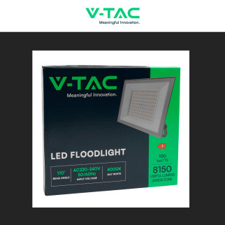 Faro LED 100W SMD IP65 Colore Bianco V-Tac VT-44109 Faro LED 100W SMD IP65 Colore Bianco V-Tac VT-44109