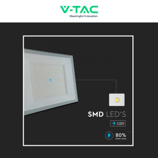 Faro LED 200W SMD IP65 Colore Bianco V-Tac VT-44208 Faro LED 200W SMD IP65 Colore Bianco V-Tac VT-44208