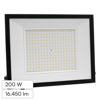 Faro LED 200W SMD IP65 Colore Nero V-Tac VT-44208