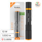 Uniross GX500 Torcia LED 10W 1000lm Multifunzione Ricaricabile IPX4 con Cavo USB - mod. U322491