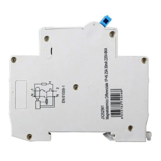ETTROIT Magnetotermico Differenziale 1P+N 25A 30mA 220V-6KA - Mod. JX252561