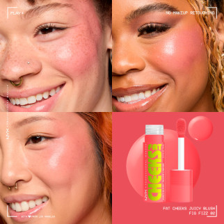 NYX Professional Makeup Fat Cheeks Juicy Blush Liquido 02 Fig Fizz NYX Professional Makeup Fat Cheeks Juicy Blush Liquido 02 Fig Fizz