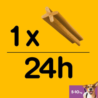 70 Stick per l'Igiene Orale del Cane Pedigree Dentastix Small
