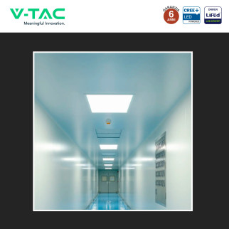 10 Pannelli LED Quadrati 36W SMD CREE con Driver LiFud V-Tac Pro