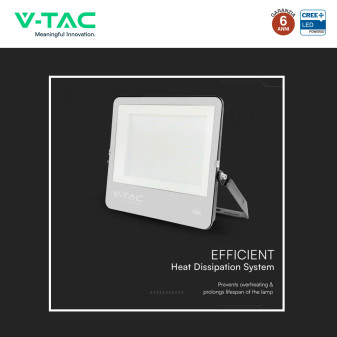 Faro LED 300W SMD Chip CREE IP65 Colore Nero VT-44003