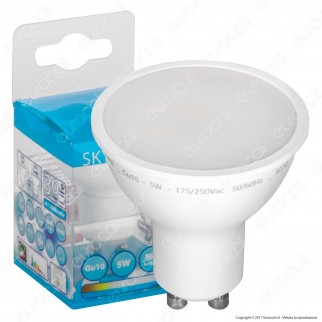SkyLighting Lampadina LED GU10 5W Faretto Spotlight 100° - mod.