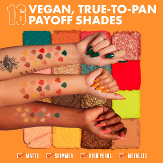 NYX Professional Makeup Ultimate Paradise Shock Palette 16 Ombretti