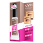 NYX Professional Makeup The Brow Glue Gel Sopracciglia Effetto Laminato Tenuta 16h Taupe - Flacone da 5g