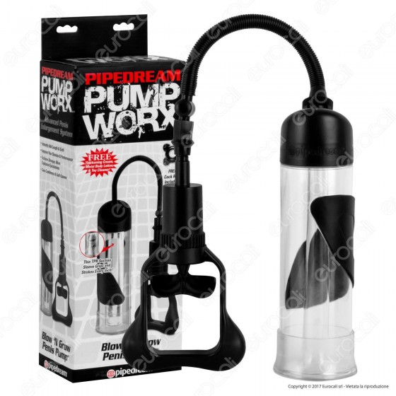 Pipedream Pump Worx Blow 'N Grow - Sviluppatore per il Pene a Pompa Pipedream Pump Worx Blow 'N Grow - Sviluppatore per il Pene a Pompa