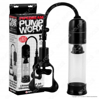 Pipedream Pump Worx Ultimate Head Job Vibrating - Sviluppatore per il Pene a Pompa con Vibrazione