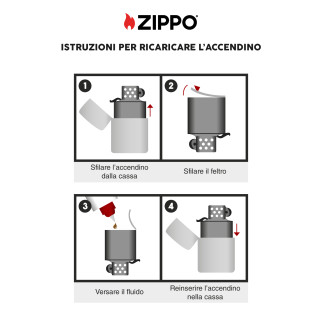 Lighter Fuel Fluido di Ricarica Originale per Accendini Zippo