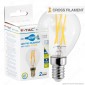 V-Tac VT-1996 Lampadina LED E14 4W MiniGlobo P45 Cross Filament - SKU 43001 / 44251