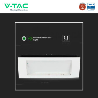 Lampada LED Uscita di Emergenza 3,8W SMD CREE IP40 V-Tac