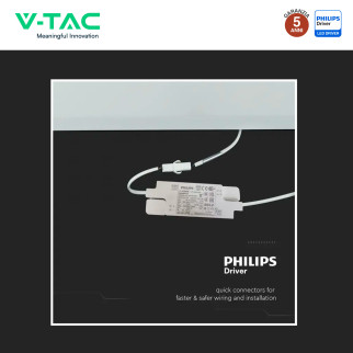 Pannello LED Quadrato 40W SMD con Driver Philips V-Tac