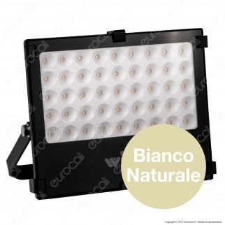 Wiva Optic Round Faretto LED SMD 50W Ultra Sottile Colore Nero - mod.