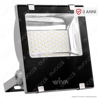 Wiva Faretto LED SMD 100W Colore Nero 12-24V DC - mod. 91100825
