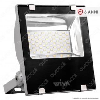 Wiva Faretto LED SMD 100W Colore Nero 12-24V DC - mod. 91100825
