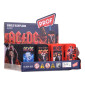 Prof Maxi Accendino Elettronico Turbo Antivento Grande Ricaricabile con Fantasia AC/DC Single Blueflame - Box da 20 Accendini
