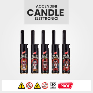 Accendigas Elettronici Los Muertos Prof Mini - Serie da 5