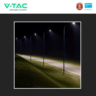 V-Tac VT-169ST-S Lampada Stradale LED Samsung SMD IP65 Grigio