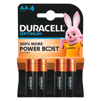Batterie Stilo AA 1,5V Power Boost - 4pz Duracell Optimum