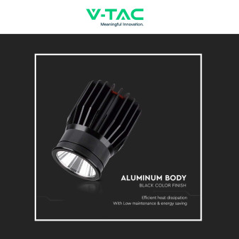 V-Tac VT-1018 Faretto LED da Incasso Rotondo 18W SKU 10301 10302 10303