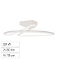 V-Tac VT-7763 Lampadario LED a Superficie 20W SMD Colore Bianco - SKU 6927