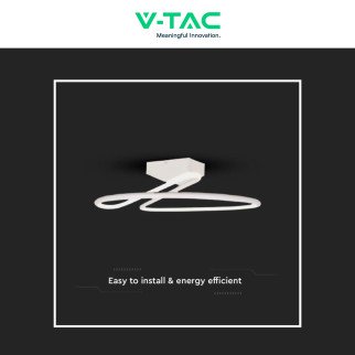 V-Tac VT-7763 Lampadario LED a Superficie 20W SMD Colore Bianco