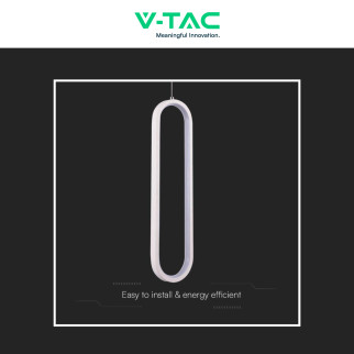 V-Tac VT-7829 Lampadario LED a Sospensione 13W SMD Colore Bianco
