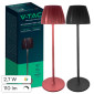 V-Tac VT-7967 Lampada LED SMD da Tavolo 2,7W Changing Color 3in1 Ricaricabile Dimmerabile - SKU 23356 / 23354